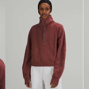 Lululemon Scuba Oversized Funnel Neck 1/2 Zip
